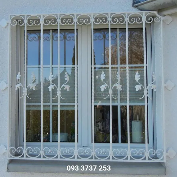Cửa sô sắt rèn nghệ thuật KH16-CS016