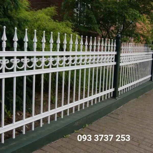 Hàng rào sắt rèn mỹ thuật đẹp   KH25 - HR0012