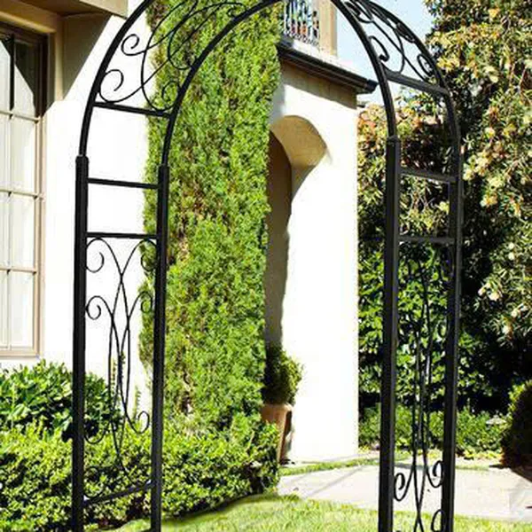 VÒM CỔNG TRỒNG HOA LEO SẮT RÈN CỔ ĐIỂN PHÁP