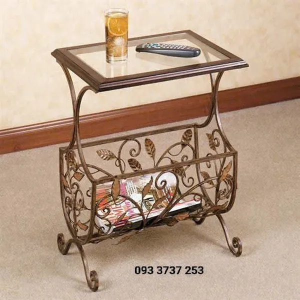 KỆ BÁO SẮT MÀU GIẢ CỔ SANG TRỌNG