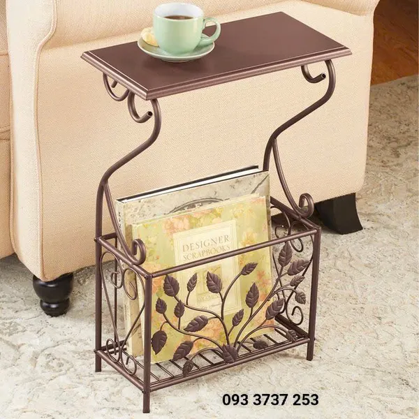 KỆ BÁO SẮT MỸ THUẬT HỌA TIẾT NHÁNH CÂY