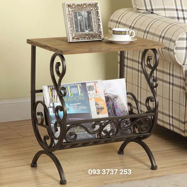 KỆ BÁO SẮT RÈN NGHỆ THUẬT ĐẸP