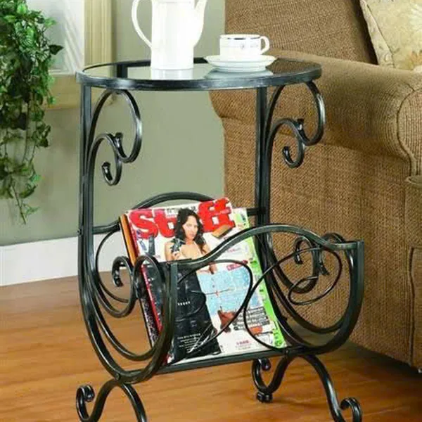 KỆ BÁO SẮT UỐN HOA VĂN DUYÊN DÁNG