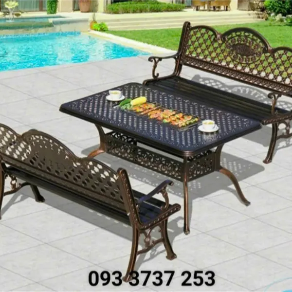 BỘ BÀN NƯỚNG NGOÀI TRỜI CAO CẤP