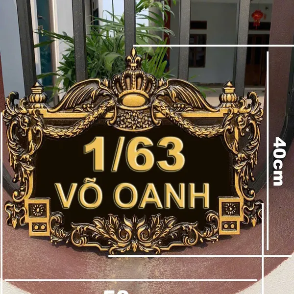 BIỂN SỐ NHÀ NHÔM ĐÚC