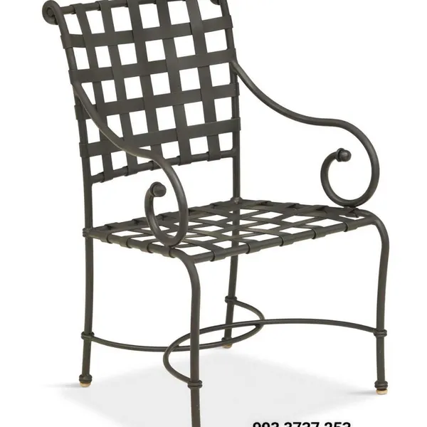 GHẾ SẮT NGOÀI TRỜI PHONG CÁCH CHÂU 