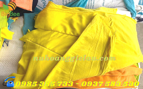 vải lau công nghiệp may nối