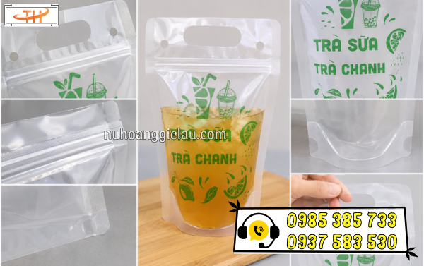 Xem cận chi tiết túi zip đựng trà chanh Xem cận chi tiết túi zip đựng trà chanh