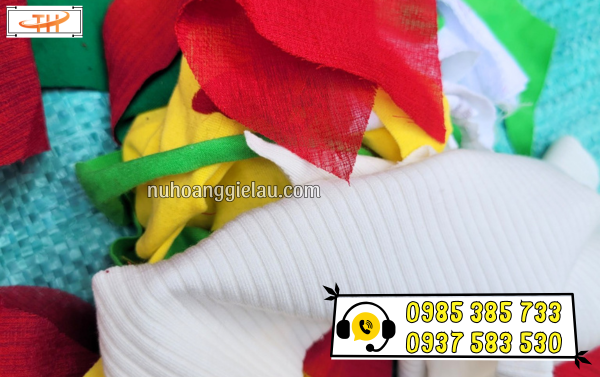 Vải vụn nhồi bao cát đa dạng chất liệu Vải vụn nhồi bao cát đa dạng chất liệu