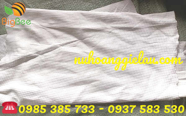 vải lau trắng công nghiệp cotton