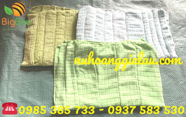 khăn lau may nối nhiều lớp