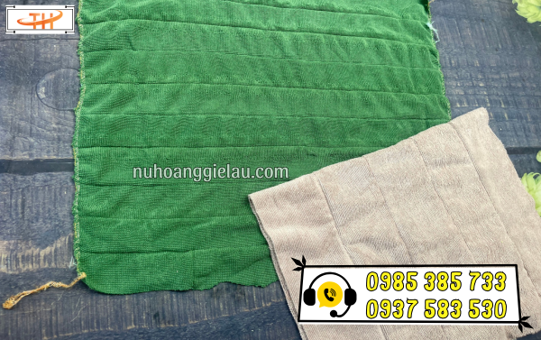 Khăn lau nối bề mặt mềm mịn, đường may chắc bền Khăn lau nối bề mặt mềm mịn, đường may chắc bền