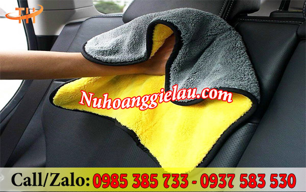Khăn microfiber lau xe Khăn microfiber lau xe