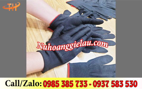 Găng tay thun mỏng màu đen Găng tay thun mỏng màu đen