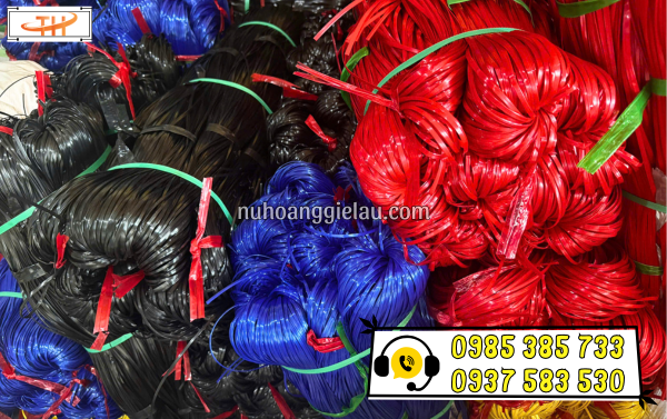 Dây nilon kẽm khô buộc hàng Dây nilon kẽm khô buộc hàng