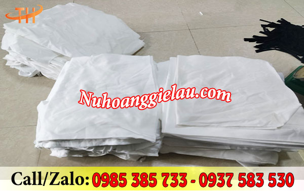 Giẻ lau công nghiệp màu trắng khổ A4 Giẻ lau công nghiệp màu trắng khổ A4