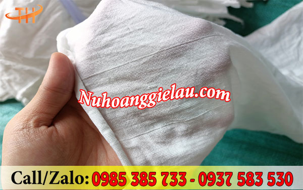 Giẻ lau công nghiệp màu trắng thun cotton Giẻ lau công nghiệp màu trắng thun cotton