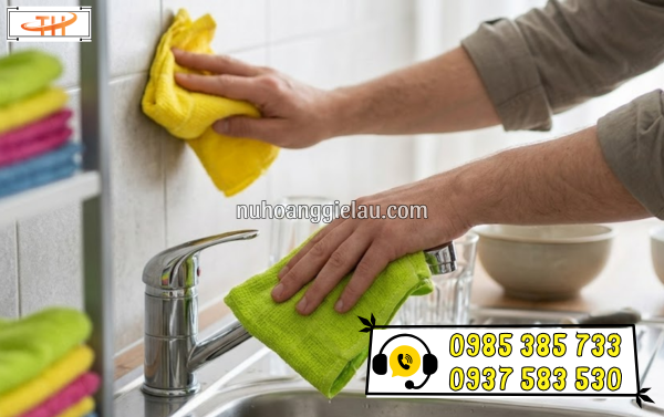 Khăn lau cotton thấm hút tốt Khăn lau cotton thấm hút tốt