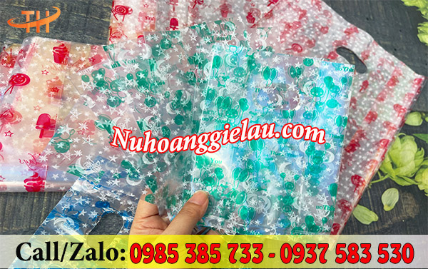 Túi hột xoài trong suốt in hình sẵn sỉ rẻ Túi hột xoài trong suốt in hình sẵn sỉ rẻ
