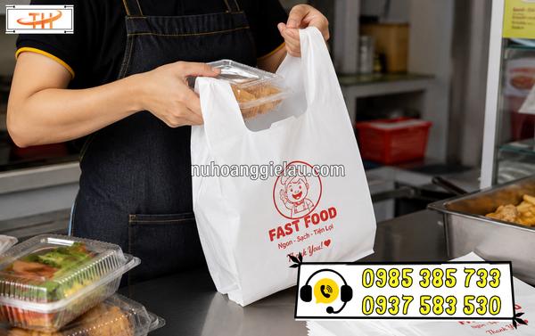 Túi xốp trắng sữa đựng hàng sạch, tiện Túi xốp trắng sữa đựng hàng sạch, tiện