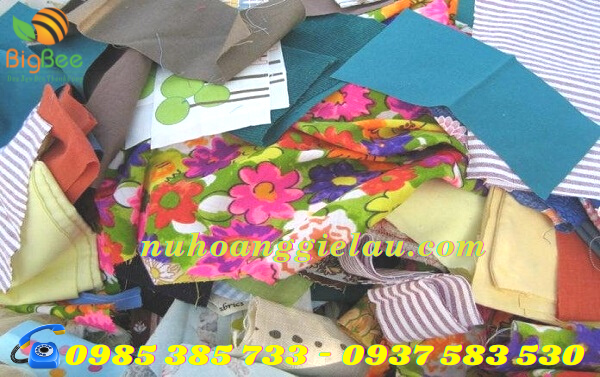 vải vụn nhiều màu