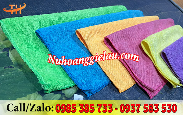 Khăn microfiber đa năng với bề mặt siêu mịn Khăn microfiber đa năng với bề mặt siêu mịn