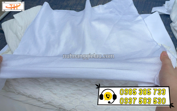 Vải lau công nghiệp cotton màu trắng có bề mặt mềm mịn Vải lau công nghiệp cotton màu trắng có bề mặt mềm mịn