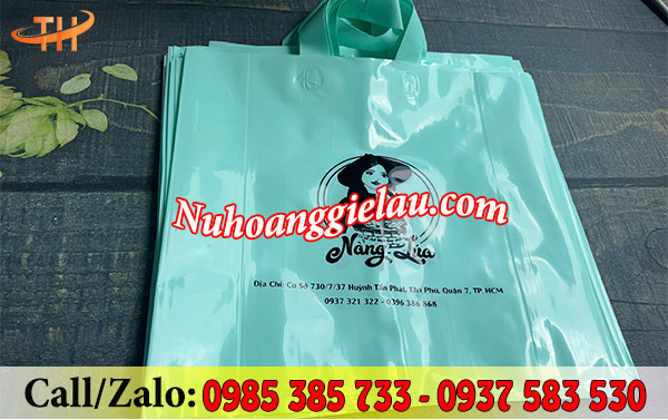 Túi quai ép mẫu in Túi quai ép mẫu in