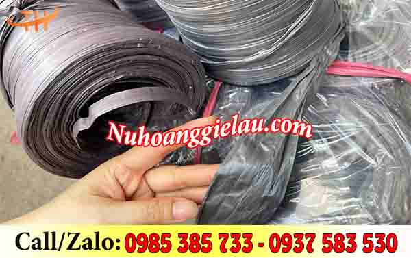 Cuộn dây nilon ống màu đen 2kg bản rộng, sợi dây dày dặn Cuộn dây nilon ống màu đen 2kg bản rộng, sợi dây dày dặn