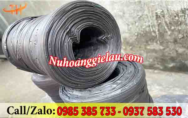 Cuộn dây nilon ống màu đen 2kg không lõi Cuộn dây nilon ống màu đen 2kg không lõi