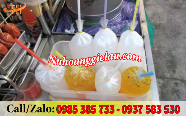 Túi nilon dẻo trong suốt đựng thức uống Túi nilon dẻo trong suốt đựng thức uống