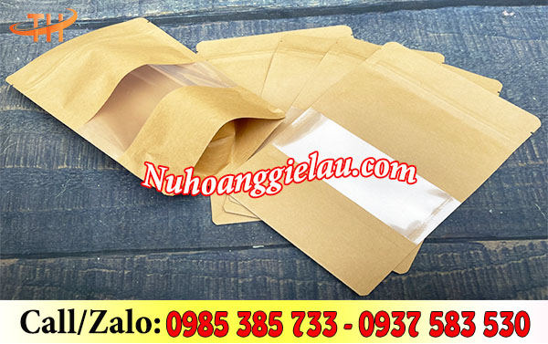 Túi zip giấy có cửa sổ Túi zip giấy có cửa sổ