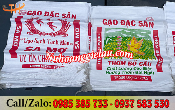 Một số mẫu bao tải in logo khách đặt tại Thu Hồng Một số mẫu bao tải in logo khách đặt tại Thu Hồng