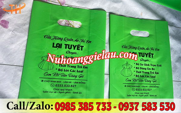 Mẫu túi hột xoài in logo Mẫu túi hột xoài in logo