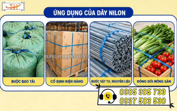 Ứng dụng trong đời sống và sản xuất của cuộn dây nilon màu xanh dương Ứng dụng trong đời sống và sản xuất của cuộn dây nilon màu xanh dương