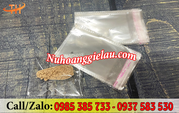 Túi OPP dán miệng đóng gói phụ kiện bắt mắt Túi OPP dán miệng đóng gói phụ kiện bắt mắt