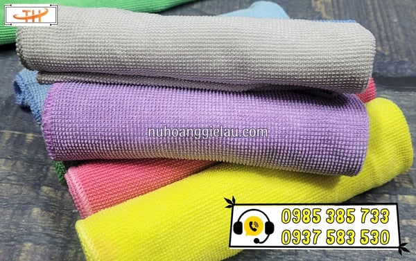 Khăn lau đa năng microfiber đa dạng màu Khăn lau đa năng microfiber đa dạng màu