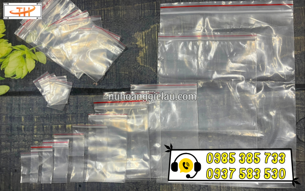 Túi zip chỉ đỏ đầy đủ cỡ sẵn tại Thu Hồng Túi zip chỉ đỏ đầy đủ cỡ sẵn tại Thu Hồng