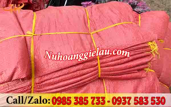 Bao tải dứa đỏ sẵn số lượng Bao tải dứa đỏ sẵn số lượng