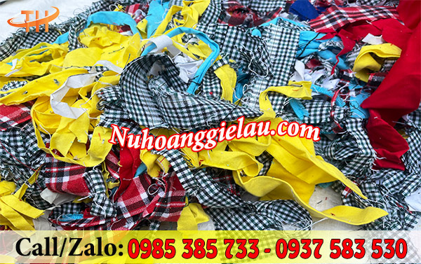 Vải vụn sạch không lẫn tạp chất Vải vụn sạch không lẫn tạp chất