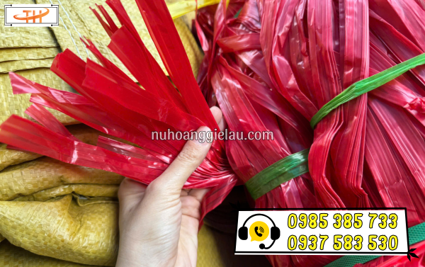 Dây nilon bẹ bản lớn dày dặn Dây nilon bẹ bản lớn dày dặn