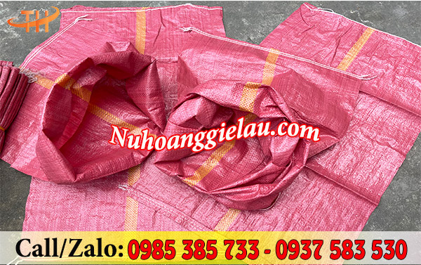 Bao PP dệt đựng nông sản mẫu trơn Bao PP dệt đựng nông sản mẫu trơn