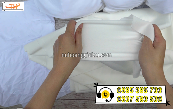 Vải lau trắng công nghiệp chất cotton mềm mịn Vải lau trắng công nghiệp chất cotton mềm mịn