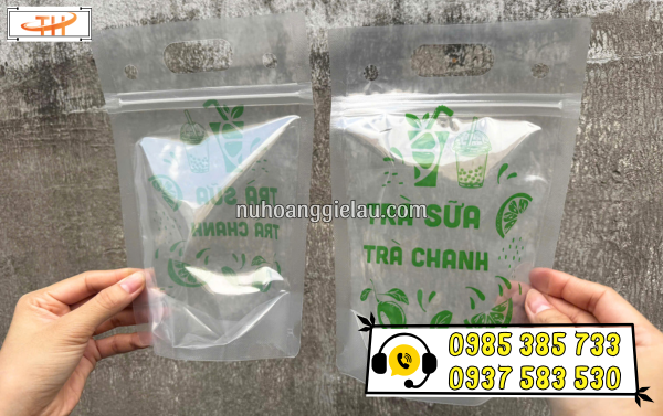 Túi zip đựng trà chanh in hình thiết kế đơn giản, tiện lợi Túi zip đựng trà chanh in hình thiết kế đơn giản, tiện lợi