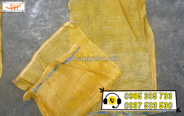 Bao lưới đựng nông sản thiết kế thông thoáng cao Bao lưới đựng nông sản thiết kế thông thoáng cao