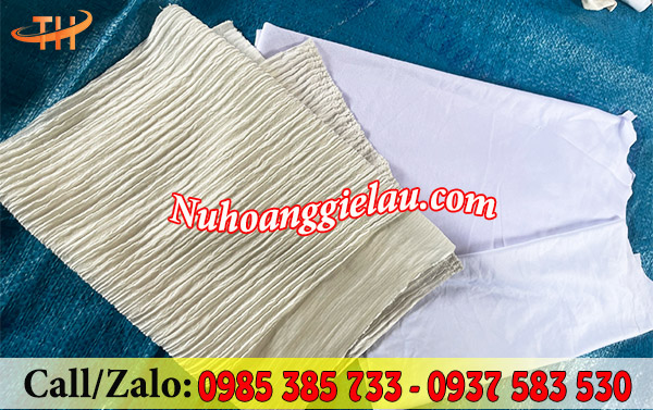Vải lau công nghiệp trắng chất liệu cotton siêu thấm Vải lau công nghiệp trắng chất liệu cotton siêu thấm