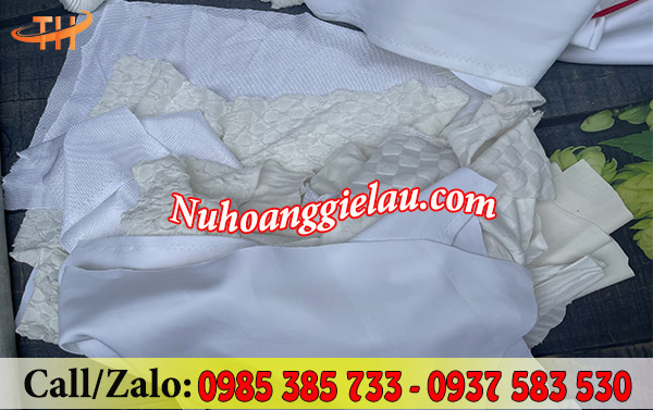 Vải lau công nghiệp trắng đa dạng kích cỡ Vải lau công nghiệp trắng đa dạng kích cỡ