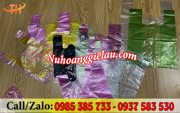 Túi nilon 2 quai đủ màu, đủ loai, đủ cỡ Túi nilon 2 quai đủ màu, đủ loai, đủ cỡ