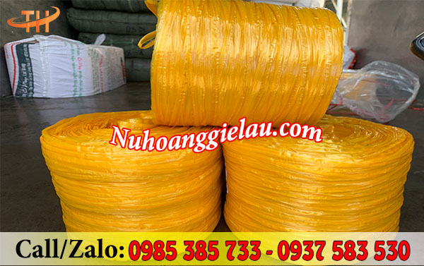 Dây ni lông gói bánh tết cuộn 1kg Dây ni lông gói bánh tết cuộn 1kg