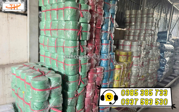 Nguồn dây nilon ống sẵn đủ màu tại kho Thu Hồng Nguồn dây nilon ống sẵn đủ màu tại kho Thu Hồng